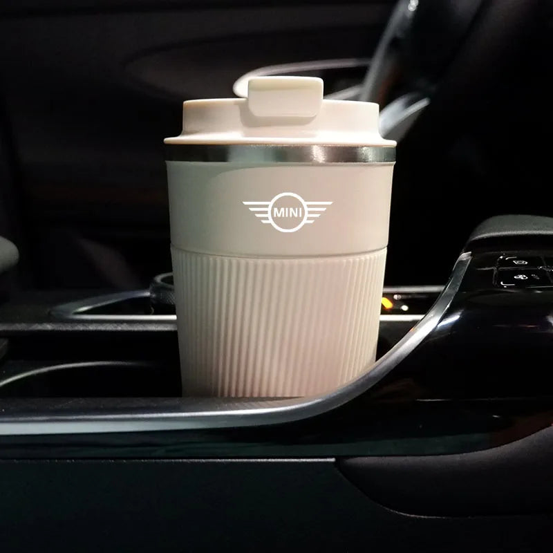 For Mini Cooper Works ONE JCW F54 F55 F56 F57 R55 R56 R57 R60 F60 500ML Thermo Cafe Coffee Mug Car Thermos Mug Travel Thermo Cup