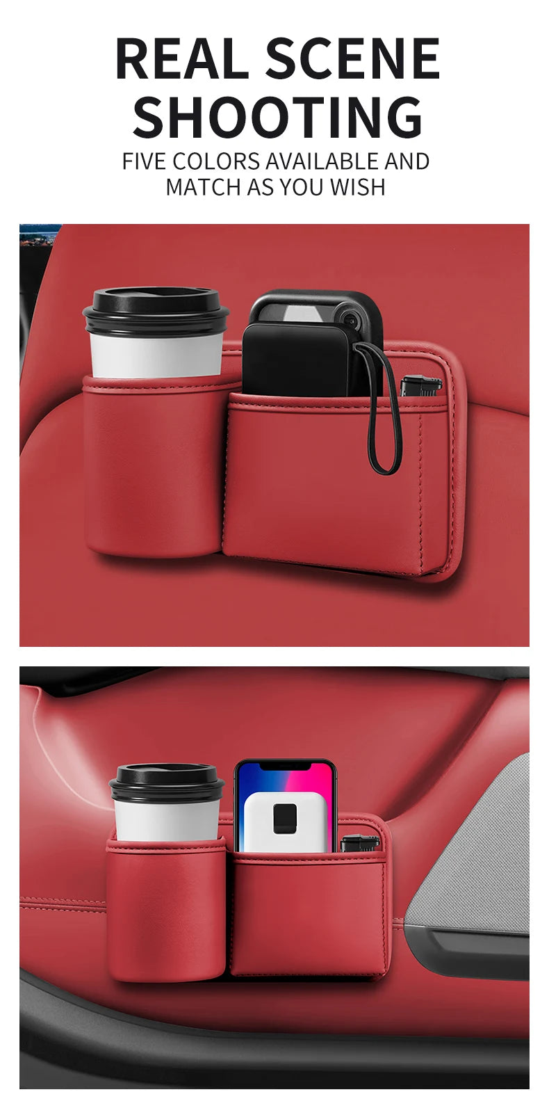 Toyota car seat back storage box multifunctional creative car water cup holder seat rear door storage box car supplies