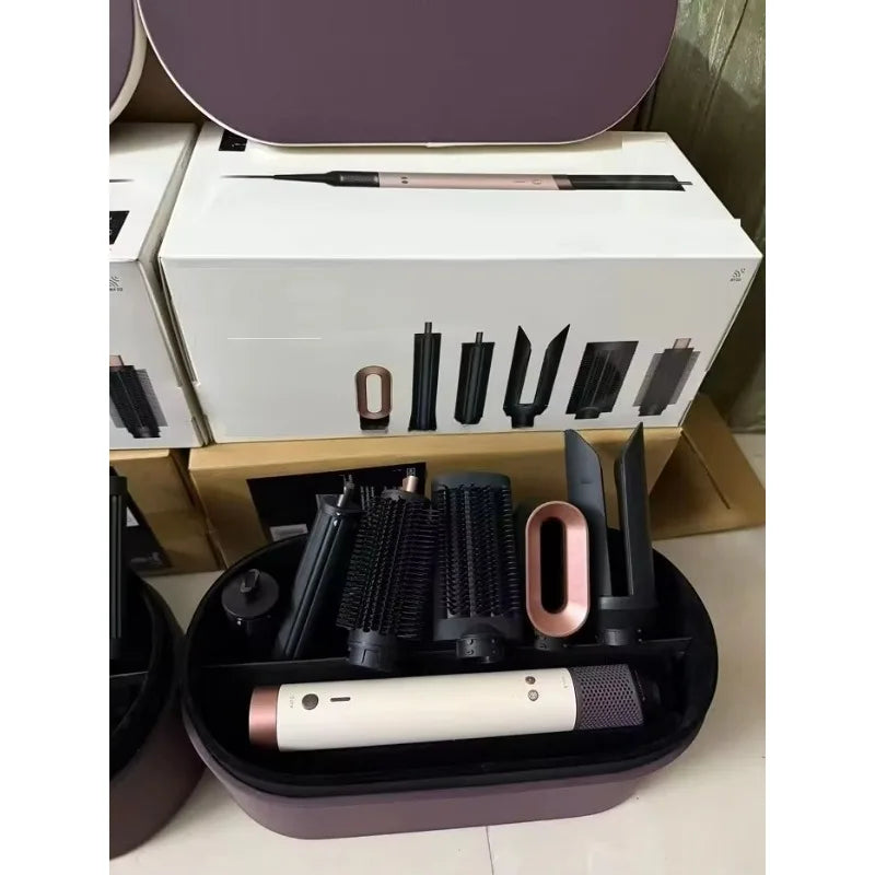 2025 hs09 Professional Multi Styler Travel Hair Dryer Hot Air Brush Hair Straightene Curling Wand-All-in-One HairStylerhairdryer