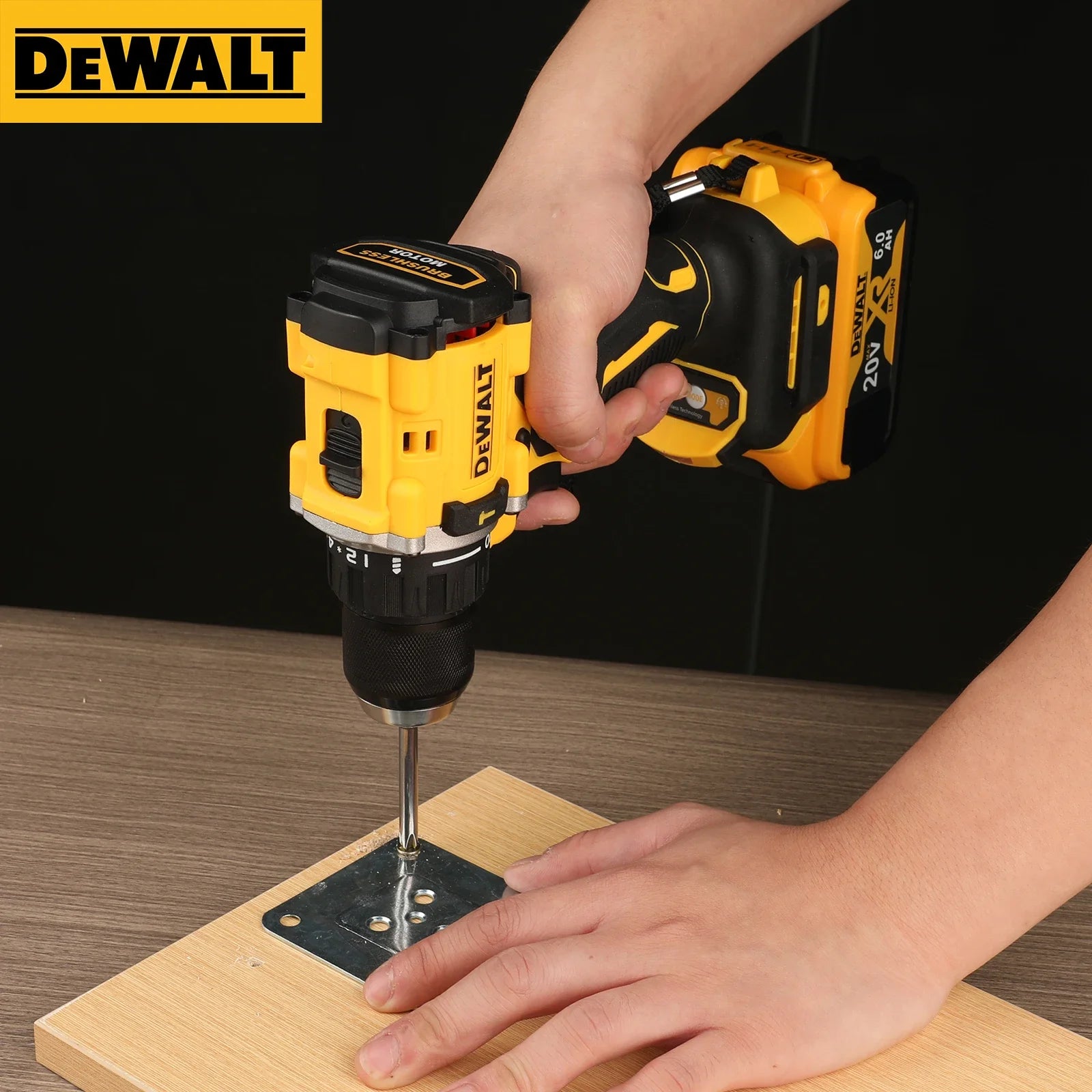 DEWALT DCD805 20V MAX Brushless Cordless Impact Drill Electric Screwdriver Multi-Function Hand Drill Tool