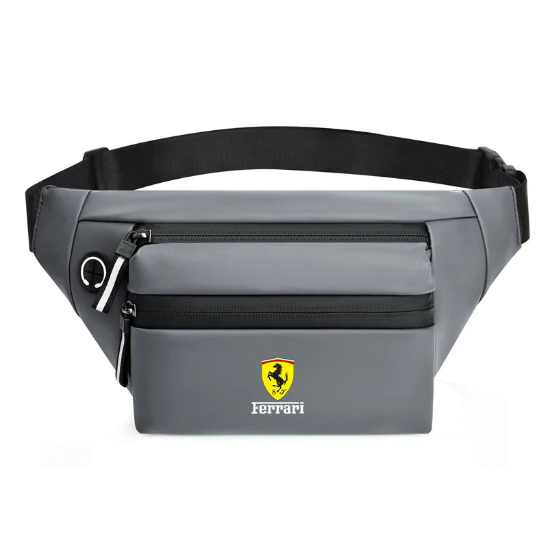 Fashion Men's Waist Bag Outdoor Sports Crossbody Bag Chest Packs For Ferrari F430 Stradale 458 488 599 612 F8 FF Charles Leclerc