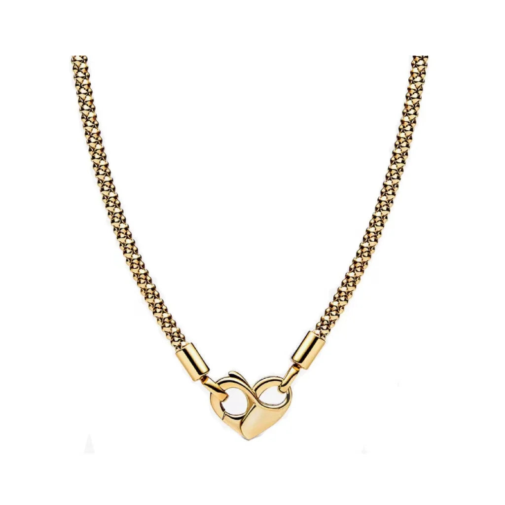 Exquisite 100% 925 sterling silver eternal heart-shaped circular pendant necklace for women DIY jewelry Valentine's Day gift