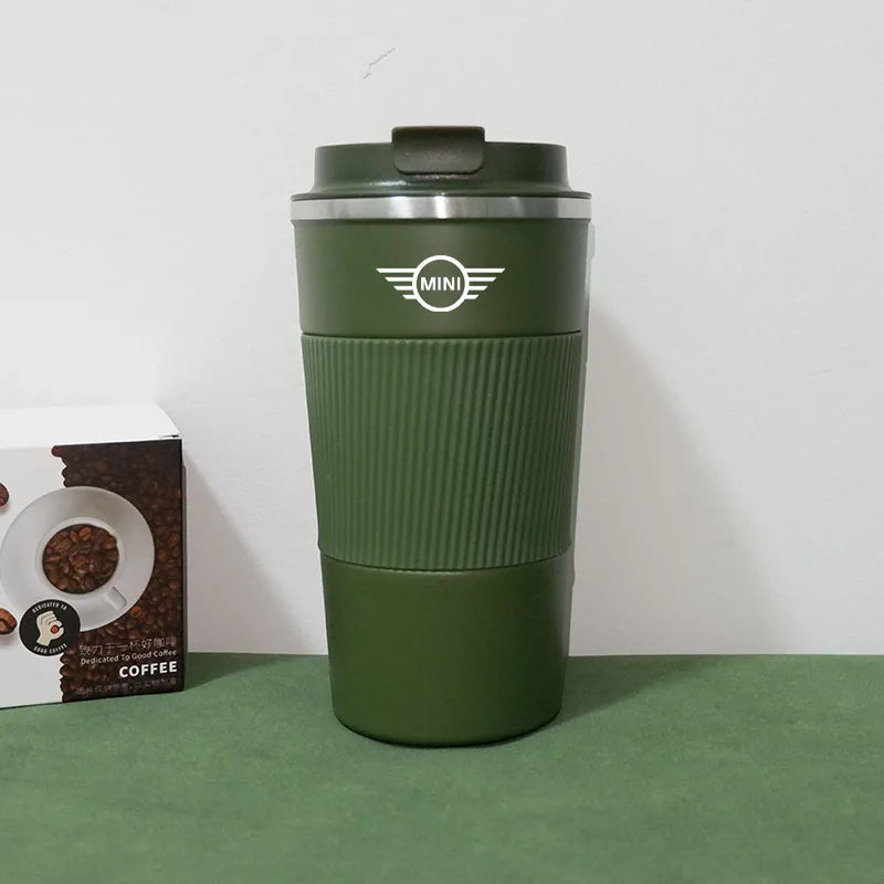 For Mini Cooper Works ONE JCW F54 F55 F56 F57 R55 R56 R57 R60 F60 500ML Thermo Cafe Coffee Mug Car Thermos Mug Travel Thermo Cup