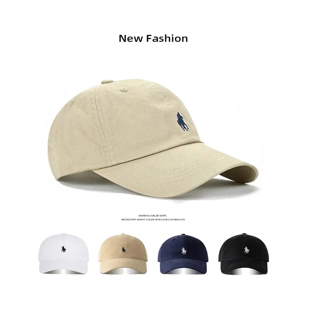 2026 Gifts Unisex Polo Cap - Soft Cotton Embroidered Baseball Dad Hat,Polo Style Breathable Casual Sun Hat for Men & Women