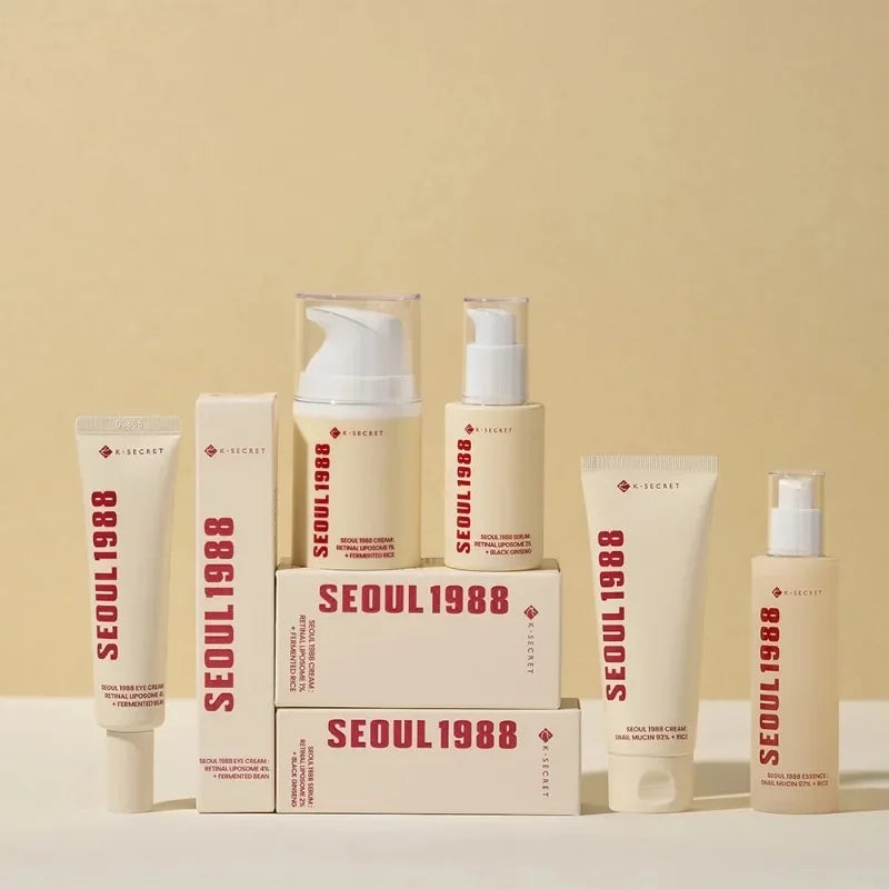 Korean Seoul 1988 Serum Retinol Black Ginseng Essence ,Facial Essence Eye Creams ,Anti Aging Moisturizing Snail Cream Skin Care