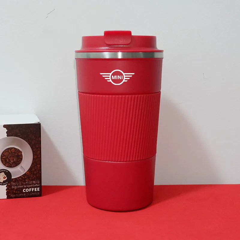 For Mini Cooper Works ONE JCW F54 F55 F56 F57 R55 R56 R57 R60 F60 500ML Thermo Cafe Coffee Mug Car Thermos Mug Travel Thermo Cup