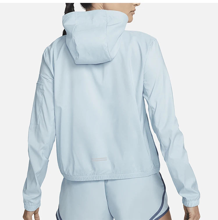 Nike Official Authentic New Women's Water-Resistant Hooded Running Jacket Sun Protection DH1991-442