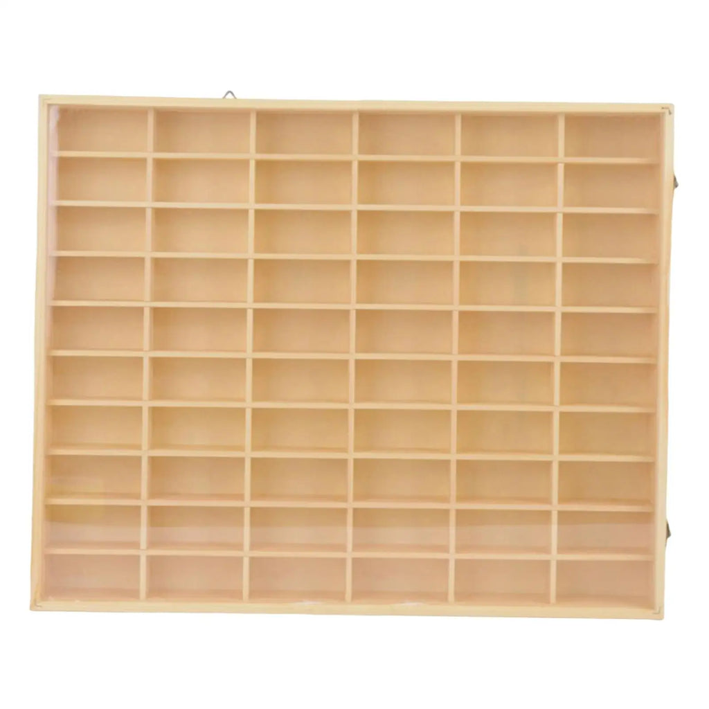Wooden Multi-Grid Box Car Storage Display Box Hand-Held Storage Box Multi-Layer Display Cabinet Wall Toy Display Rack Stand