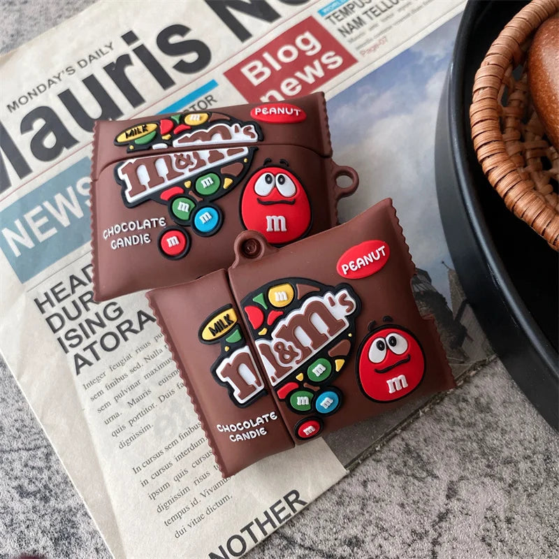 Ice Cream Snacks Earphone Case for AirPods 4 2024 Silicone Earphone Charging Cover for AirPods Pro 3 2 Case for AirPods 3 2 1