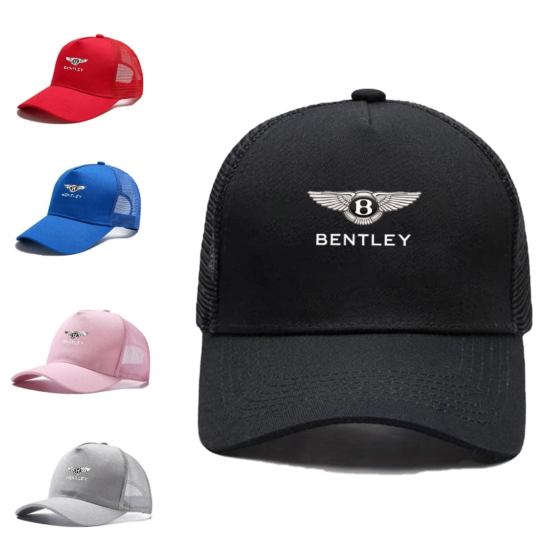 Summer Men Women Leisure Personalized Pure Cotton Baseball Cap for New Bentley Flying Spur Continental GT Bentayga Mulsanne