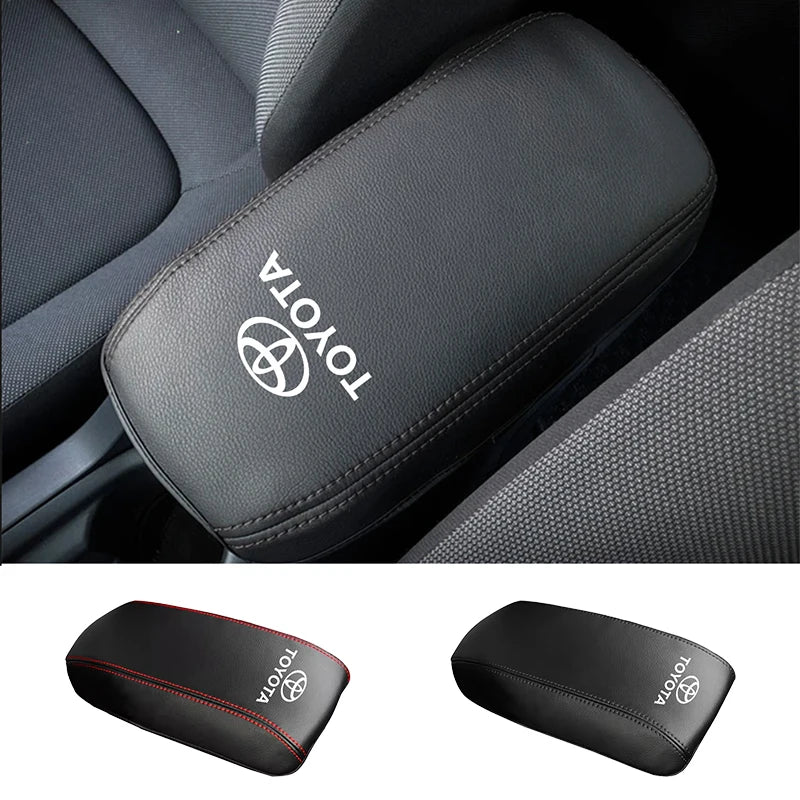 Toyota Armrest Box Protective Cover Armrest Booster Pad For Toyota Corolla Yaris Aygo GT86 Prius RAV CHR Camry Auris Avensis