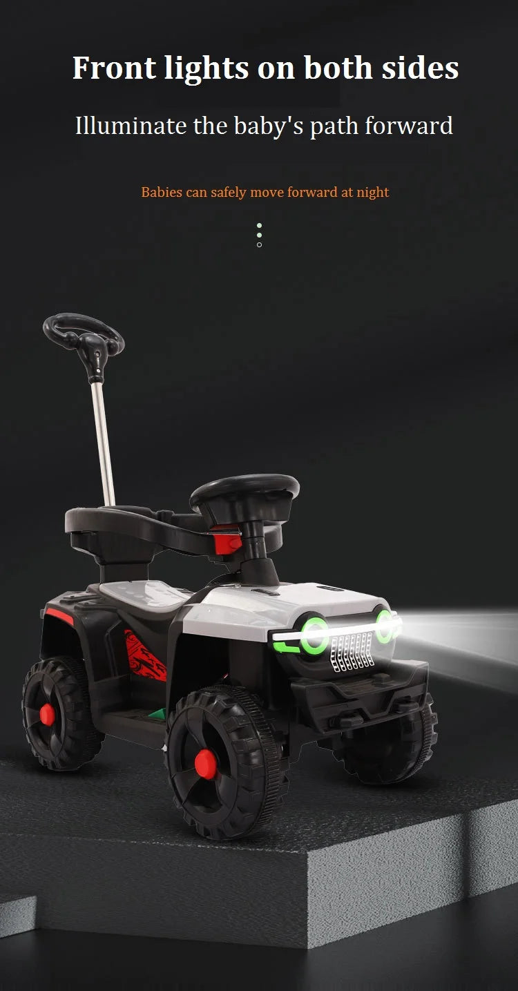 Remote Control 1-6-Year-Old Children's Electric Four-Wheel Motorcycle Off-Road Vehicle Can Accommodate Passengers