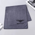 Coral Fleece Car Logo Wash Towel Drying Cloth Cleaning Towels For Bentley Flying Spur Continental GT Bentayga Mulsanne Accessory