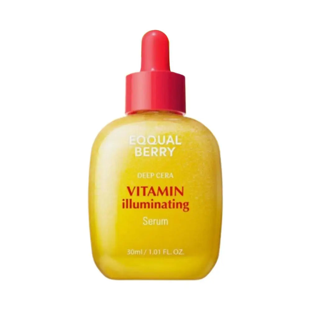 EQQUALBERRY Deep Care - Bakuchiol Plumping Serum 5000 PPM Retinol Alternative, VITAMIN Illuminating Serum Brightening, Skin Care