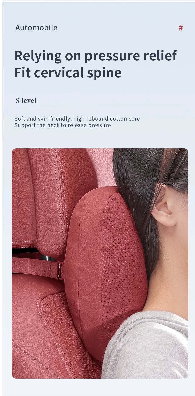 Car Suede Ventilate Headrest Seat Waist Cushion Pillow Jeep Wrangler Grand Cherokee Renegade Compass Gladiator Patriot Commander