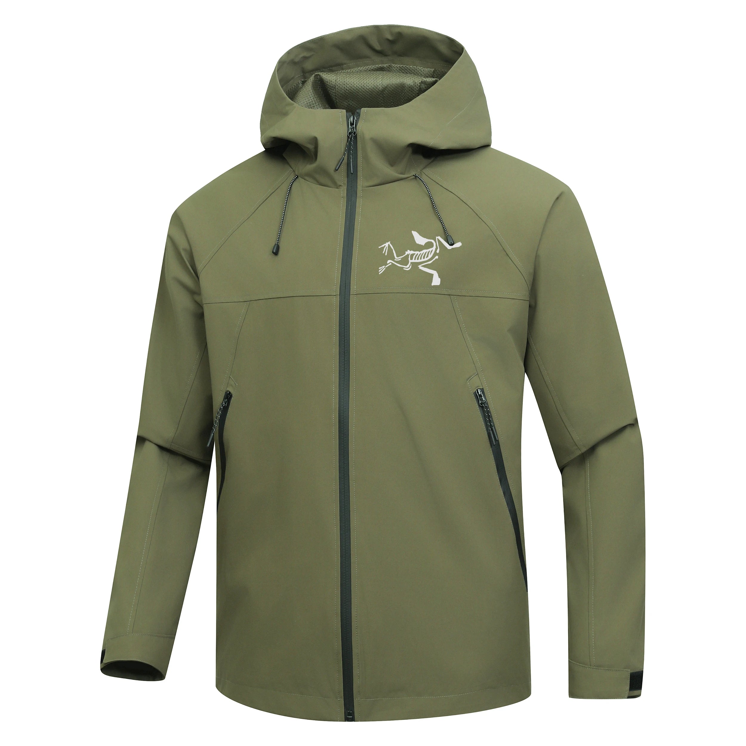 Unisex Waterproof Windproof Hooded ARC Jacket with Breathable Inner Net - Multiple Colors for Outdoor Fishing Hiking Jacket
