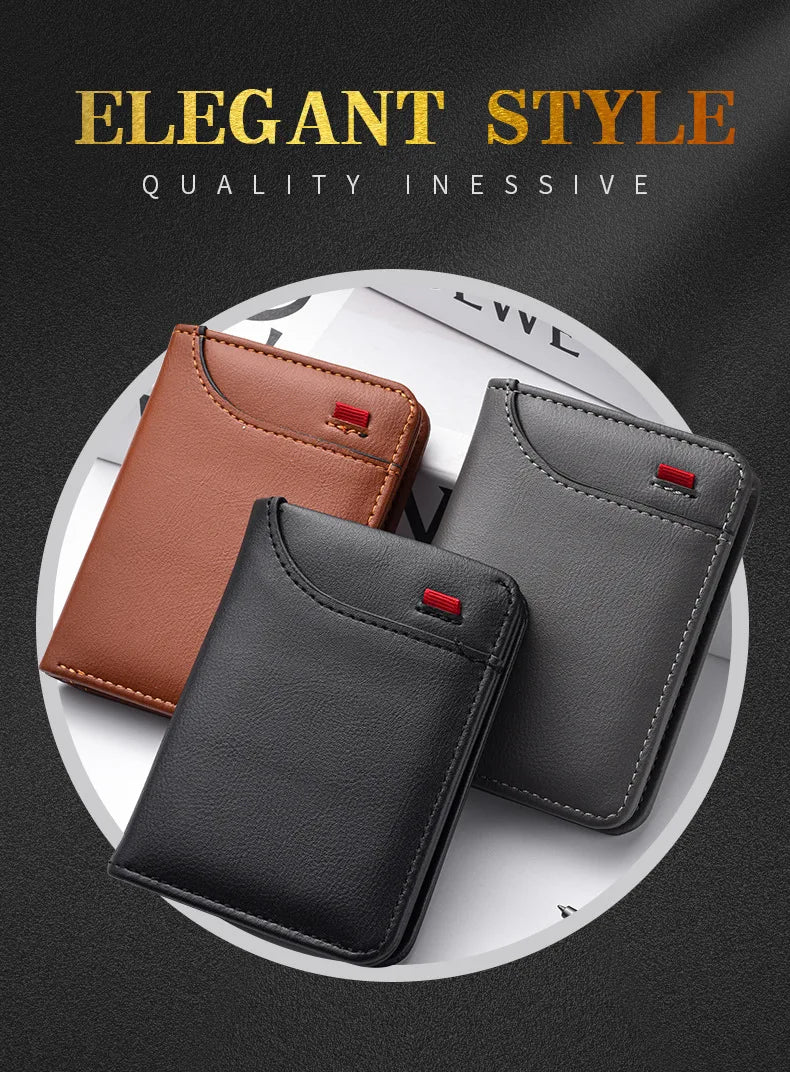 Leather Men Wallet Gift Coin ID Cash Credit Card Holder Purses For BMW X3 X5 M5 M3 E46 E90 E60 F10 E39 F30 E36 G30 E87 E30 G20