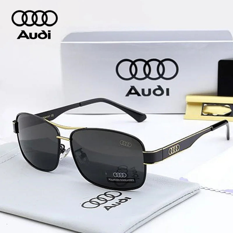 AUDI Luxury Sunglasses High End for Men Women Polarized UV400 Driving Glasses Classic Style Premium Quality Fashion Design 54
