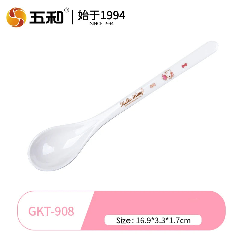 For Hello Kitty Children Tableware Cartoon Irregular-shaped Bowls Anti-scald Dining Plates BPA Free Baby Food Supplement Bowls