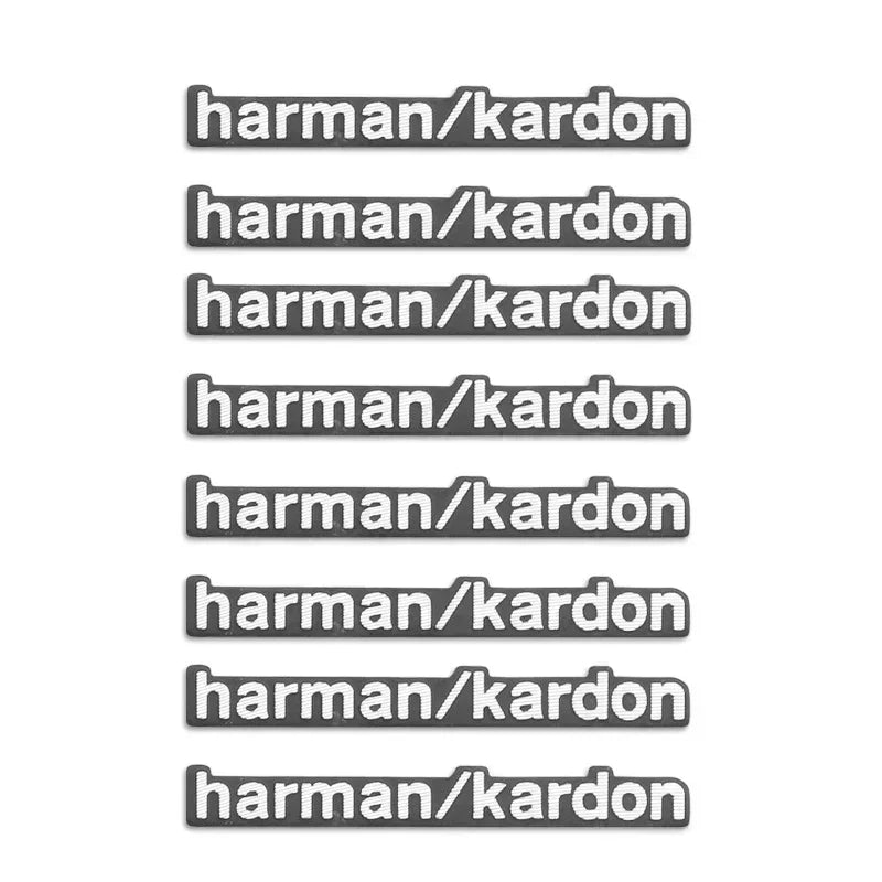 Harman Kardon Badge aluminum 3D car audio sticker For BMW M Renault Toyota Ford Skoda Opel Mitsubishi Hyundai Tesla Audi RS