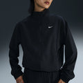 Nike genuine 2025 women's woven soft and durable training stand up collar jacket HQ3368-010