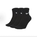 Nike Casual Cushioned Mid-Cut Basketball Socks Unisex Combo Pack White SX7667-100
