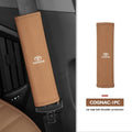 Leather Car Seat Belt Protector Pad Shoulder Strap Cover For Toyota Corolla Prius Auris CHR Land Cruiser Camry Avalon