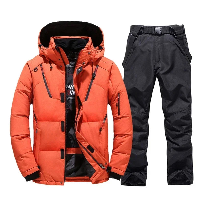 men's winter ski suit set