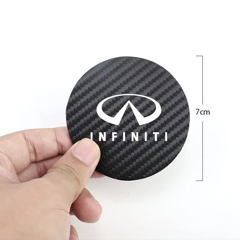 Car Cup Holder Coaster Car cup storage mat Accessories for Infiniti Q50 G37 FX30 FX35 Q60 QX50 M37 ESQ JX35 QX70 Q30 FX50