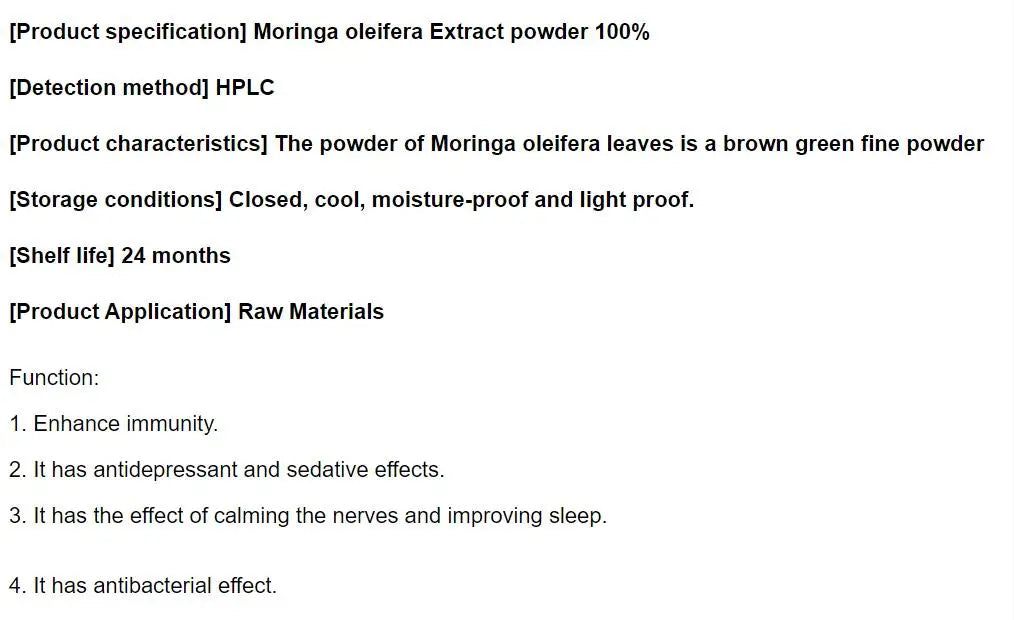 Moringa Powder Organic