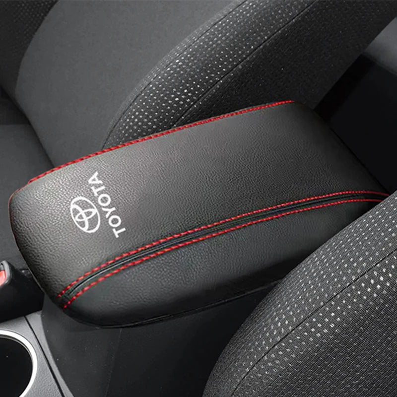 Toyota Armrest Box Protective Cover Armrest Booster Pad For Toyota Corolla Yaris Aygo GT86 Prius RAV CHR Camry Auris Avensis