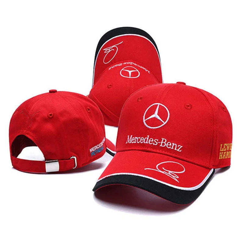 Embroidery Logo F1 Racing Hat For Mercedes AMG W204 W205 W206 W212 W213 W221 W222 W223 W251 W176 W177  Baseball Cap Gift For Men