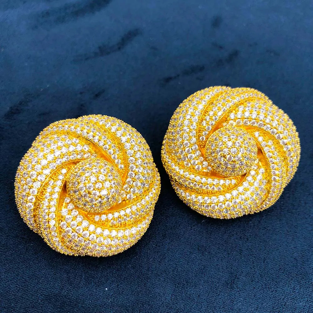 GODKI Personalize Luxury Lagos Big Bold BowKnot Bangles/Bracelet Ring Se For Women Wedding Full Zircon Dubai Bridal Jewelry 2026