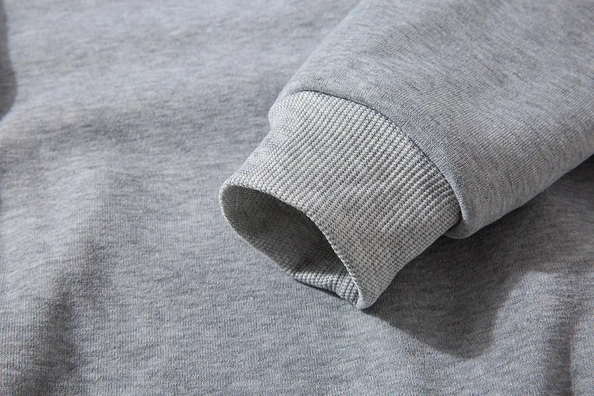 Fashionable New Long Sleeved Autumn and Winter Letter Print Classic Round Neck Casual Couple's Loose Hoodie