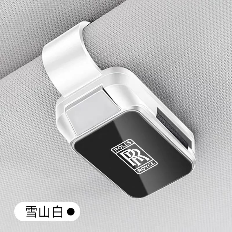 Car Spectacle Frame Sun Visor Sunglasses Clip Decorative Piece For Rolls-Royce Cullinan Phantom Ghost Wraith Dawn Accessory