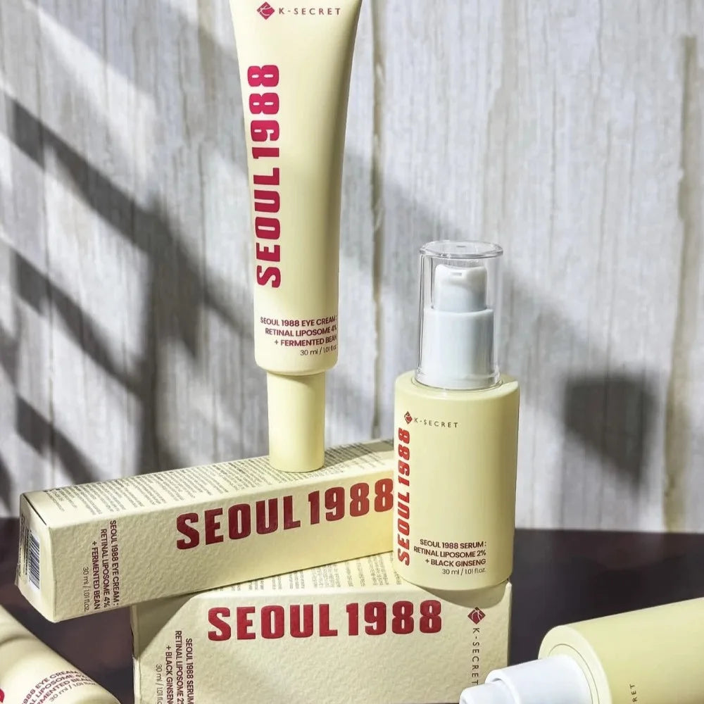 Original Korean Skin Care Series Pine Cleansing Milk Brand Eye Cream Ginseng Serum Whitening Sunscreen K-secret Seoul 1988 Care