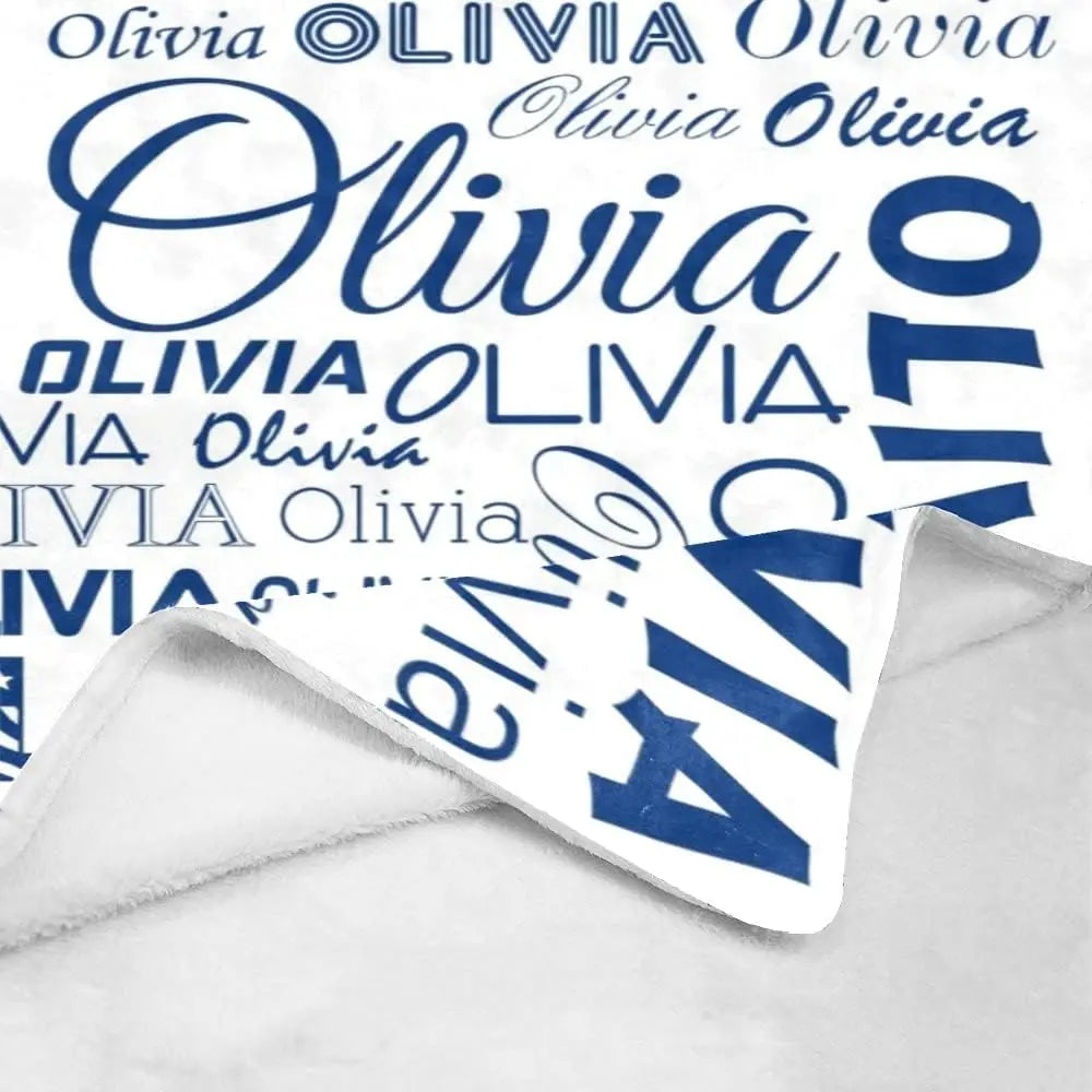 Personalized Baby Blankets with Name - Baby Blankets for Boys - Custom Baby Swaddle Blanket