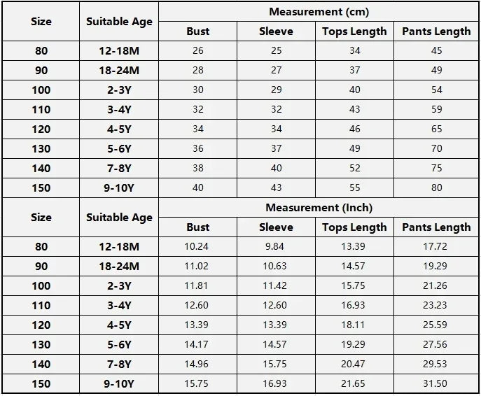 Kids Boys Girls Pure Cotton Warm Pajamas Cute Cartoon Long Sleeve T-Shirt + Pants Toddler Baby Autumn Underwear Clothing Sets