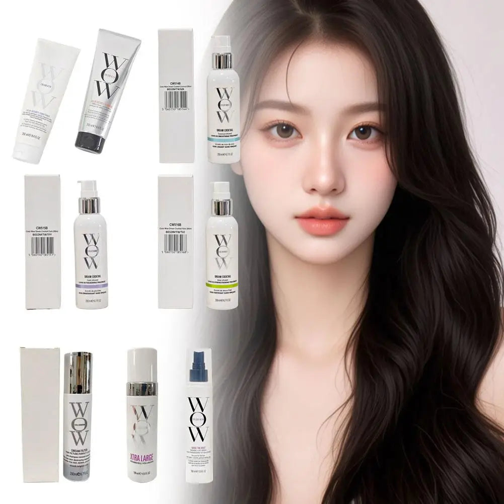 Colorn Wow Anti-Frizz Conditioner Mousse Volume Defining Spray Super Natural Softness Root Smoothing And Smoothing Hair Serum