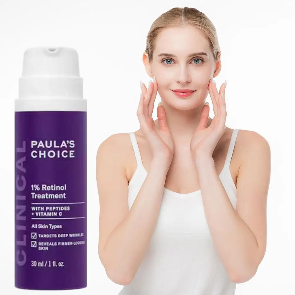 Paula's Choice 1% Retinol Serum 30ml Highly Effective Minimizes Pores Fine Lines Improve Acne Scars Closed Comedones Skin Repair