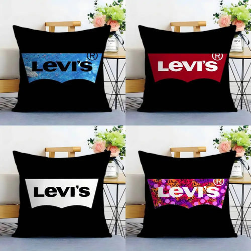 Luxury L-LEVisS Pillow Case Sofa Living Room Bedroom Double-sided Printing Square Cushion Nap Time Cushion Cover