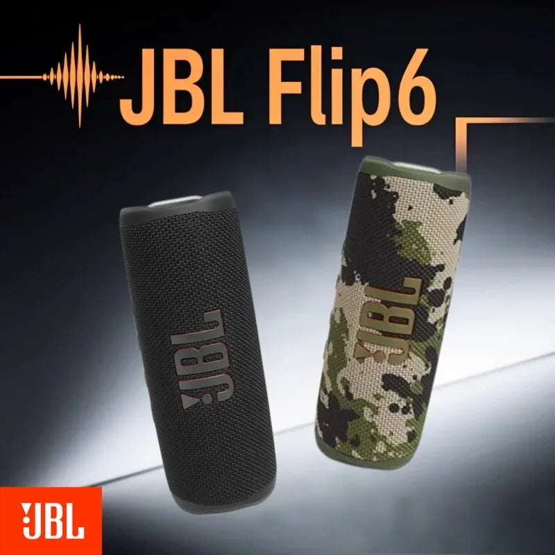 JBL Flip 6 Bluetooth Speaker Wireless Mini Waterproof Ipx7 Portable Deep Bass Stereo Outdoor Music Travel Party Speaker