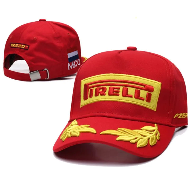 Ferrari F1 Racing Fleet Hat Embroidery Baseball Hats Outdoor Sports Cycling Cap For Ferrari F430 Stradale 458 488 599 612 FF F12