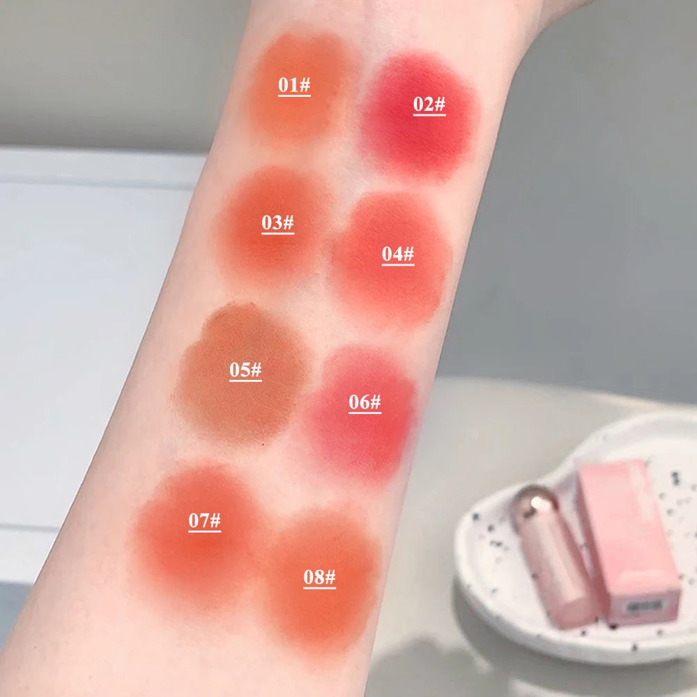 Gege Bear Velvet Matte Lip Mud, Soft, High Pigment for Long-lasting Wear, and Brightening Velvet Matte Finish Lip Color