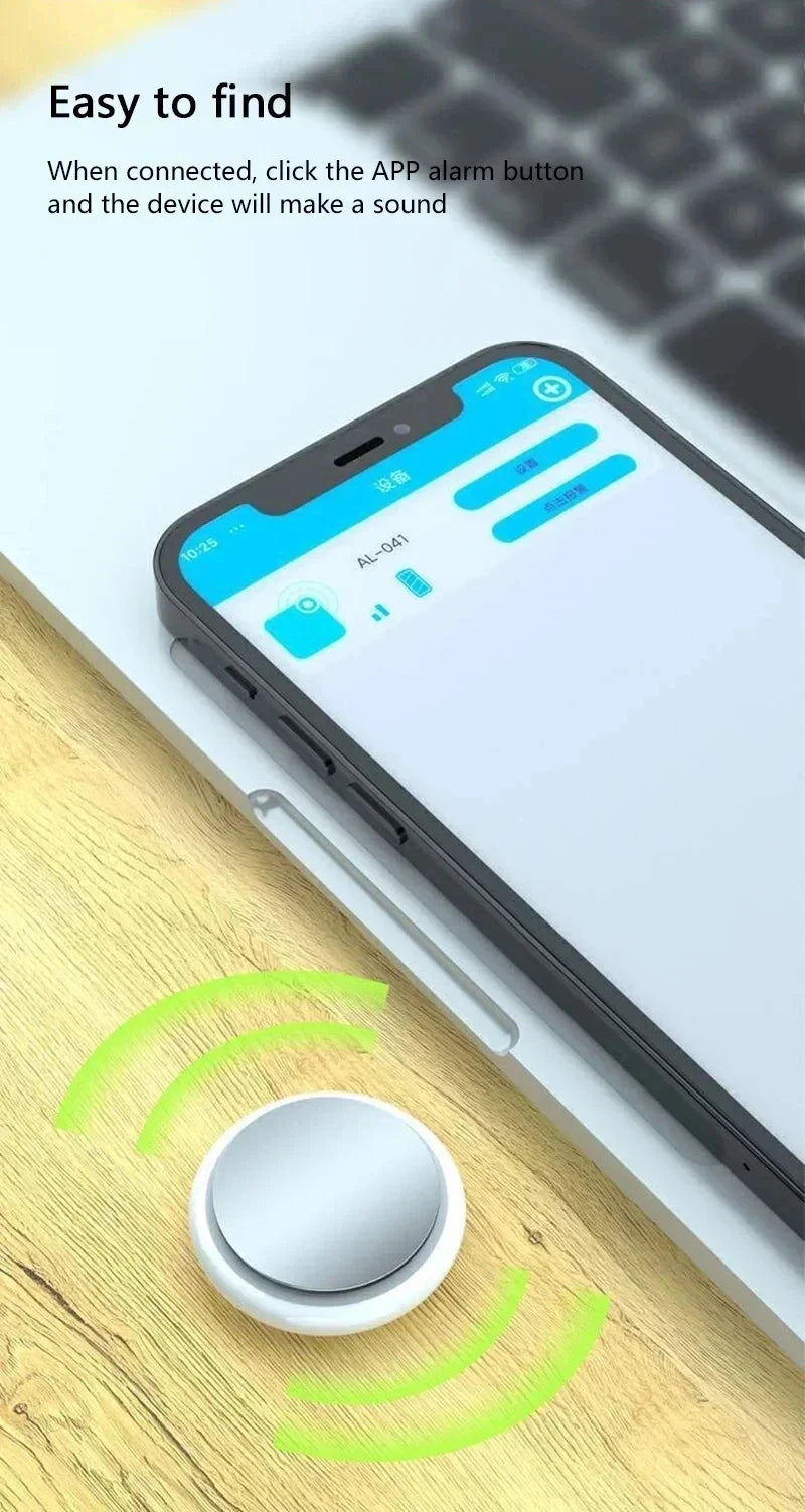 Lenovo New Bluetooth Smart GPS Tracker Anti-Lost Reminder Device Elderly Kid Bags Finder Air Tag Apple Android Tracking Locator