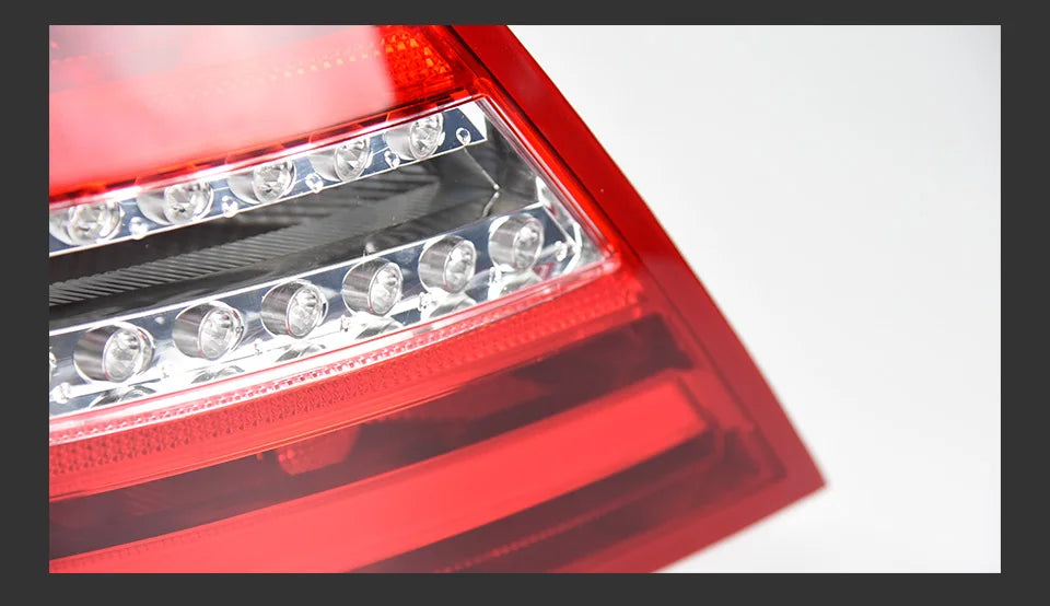 AKD Tail Lamp for Benz W204 LED Tail Light 2007-2013 C180 C200 C300 C350 C63 Rear Fog Brake Turn Signal Automotive Accessories