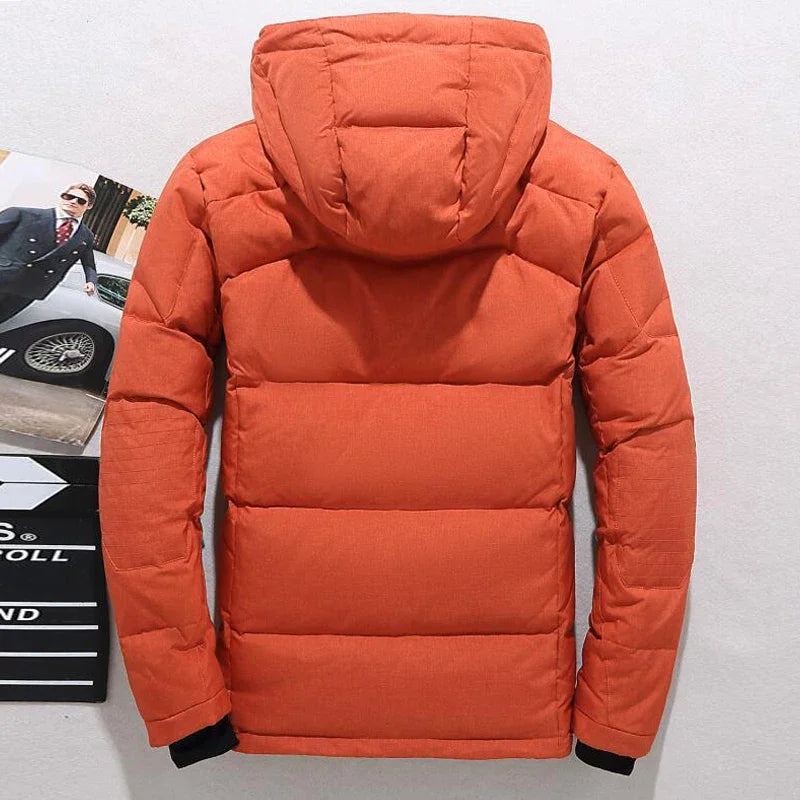 Winter Jacket Men Casual Down Warm Hooded Coats Mens Fashion Outwear Windbreaker Thicken Parkas Casaco Masculino Brand Clothing