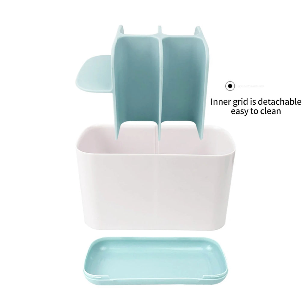 6 Girds Bathroom Organizer and Storage Desktop Holder for Toothbrush Comb Toothpaste Shower Makeup Organizer Household Items