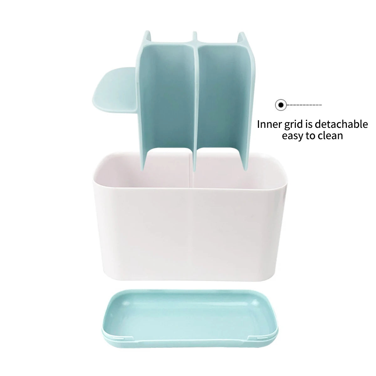 6 Girds Bathroom Organizer and Storage Desktop Holder for Toothbrush Comb Toothpaste Shower Makeup Organizer Household Items