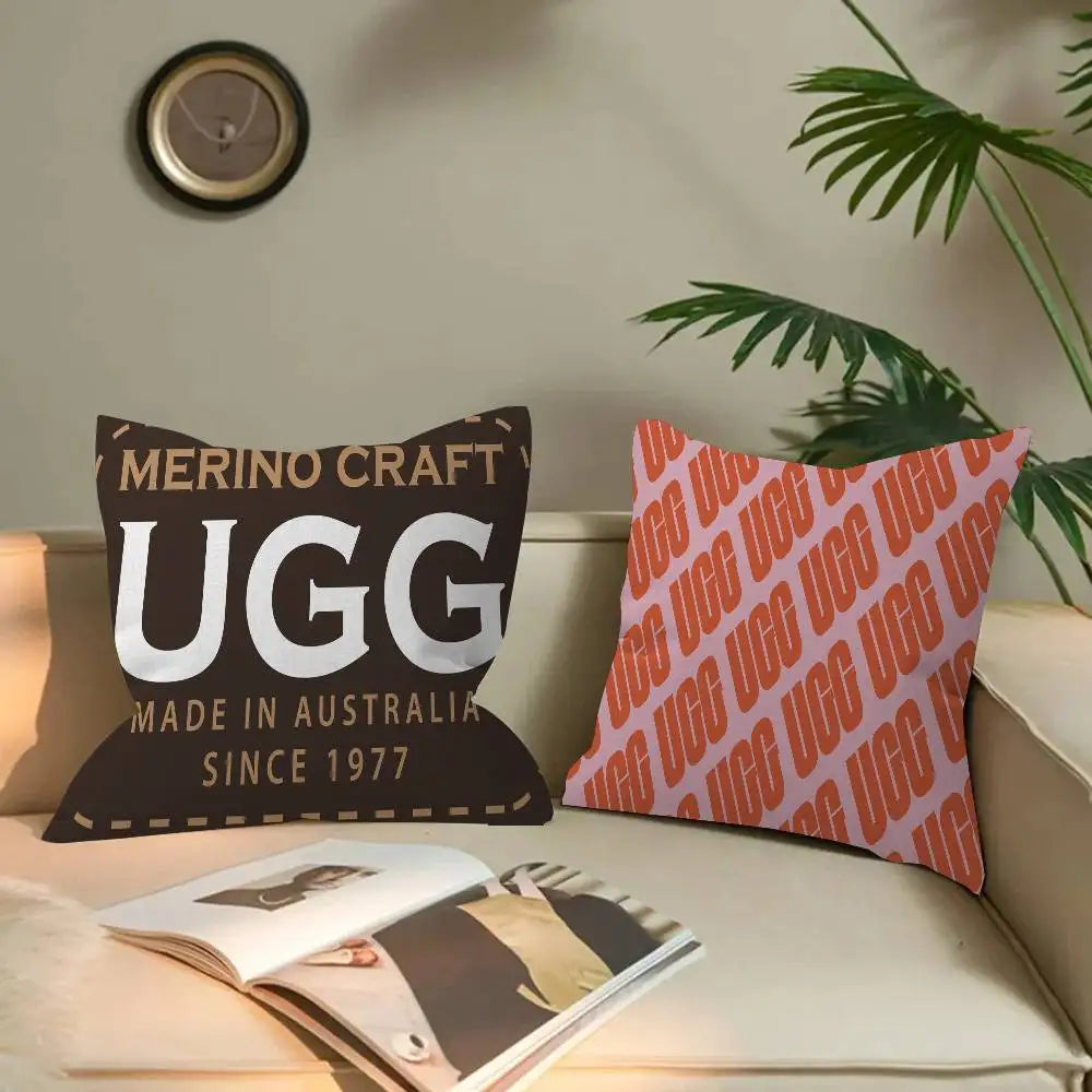 Cool U-UGGS Pillowcase toon Gift Cushion Cover Bedroom Home Sofa Chair Seat Decor pillow case